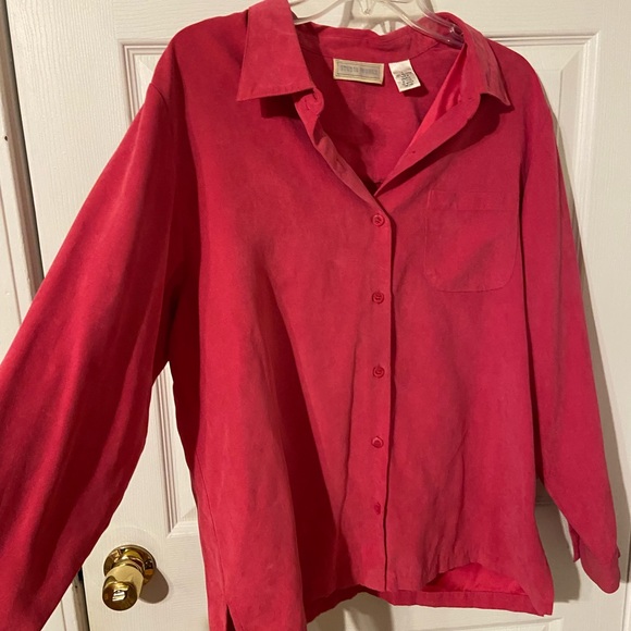 Studio Works Bold Red Blouse - Picture 1 of 5
